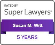 Rated by Super Lawyers | Susan M. Witt | 5 Years
